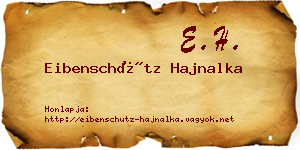 Eibenschütz Hajnalka névjegykártya